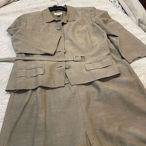 Talbots Women's Taupe Suit